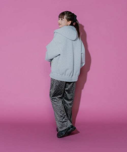 JEANASIS（ジーナシス）の「【MIKU企画】リラックスベロアパンツ/599697（その他パンツ・レディース・ホワイト系その他/ブラック/グレー系その他・FREE）」の19枚目の写真