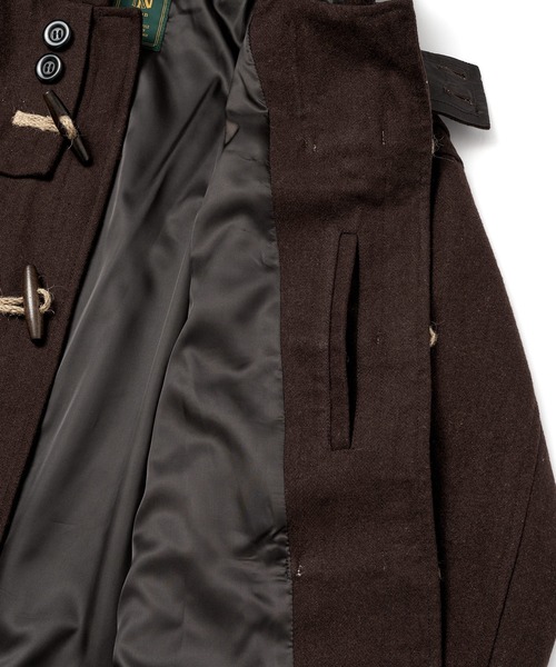 Noen(ノエン)の「ウールメルトンダッフルブルゾン(ブルゾン・メンズ・ダークブラウン/ダークネイビー・LARGE/MEDIUM)」の7枚目の写真