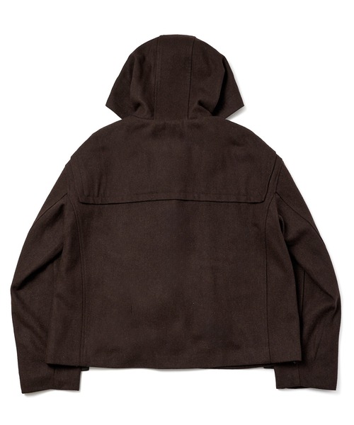 Noen(ノエン)の「ウールメルトンダッフルブルゾン(ブルゾン・メンズ・ダークブラウン/ダークネイビー・LARGE/MEDIUM)」の3枚目の写真