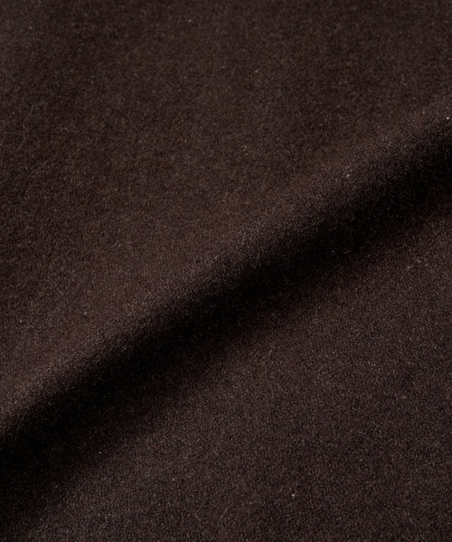 Noen(ノエン)の「ウールメルトンダッフルブルゾン(ブルゾン・メンズ・ダークブラウン/ダークネイビー・LARGE/MEDIUM)」の10枚目の写真