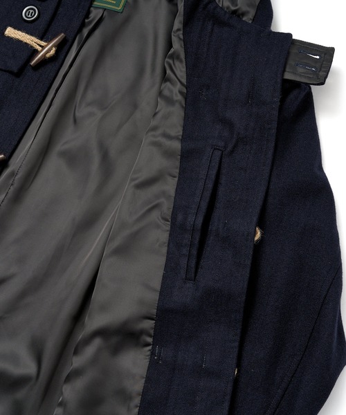 Noen(ノエン)の「ウールメルトンダッフルブルゾン(ブルゾン・メンズ・ダークブラウン/ダークネイビー・LARGE/MEDIUM)」の12枚目の写真