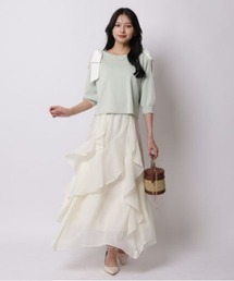 Apuweiser-riche（アプワイザーリッシェ）の「エアリーアシメフリルスカート（スカート）」