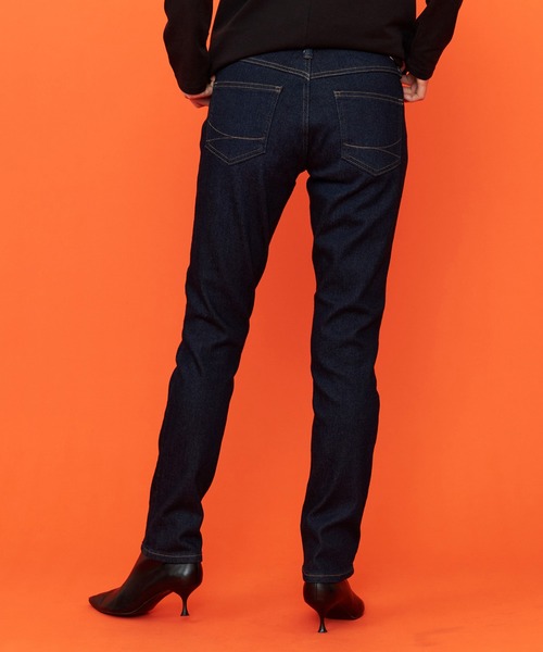 セール】SOMETHING BODYFIRE テーパードデニムパンツ【暖】（デニム