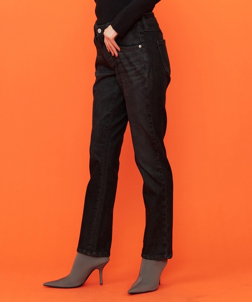 セール】SOMETHING BODYFIRE テーパードデニムパンツ【暖】（デニム