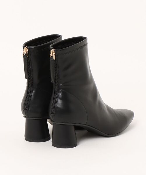 Andemiu（アンデミュウ）の「バックジップヒールブーツ579620（ブーツ・レディース・レッド系その他/ブラック・MEDIUM/LARGE）」の3枚目の写真