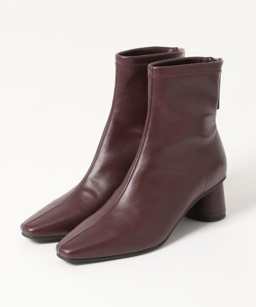 Andemiu（アンデミュウ）の「バックジップヒールブーツ579620（ブーツ・レディース・レッド系その他/ブラック・MEDIUM/LARGE）」の11枚目の写真