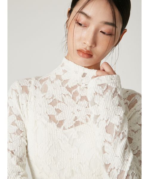 フラワーストレッチレースワンピース（ワンピース）｜FRAY I.D（フレイ