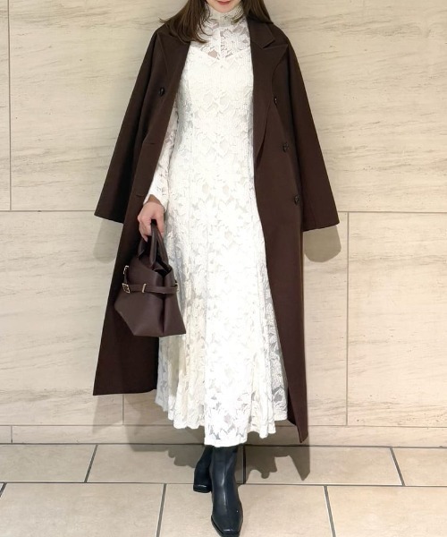 フラワーストレッチレースワンピース（ワンピース）｜FRAY I.D（フレイ