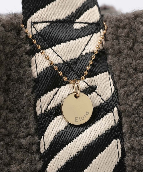 Elura（エルーラ）の「ボアリバーシブルトートM/601053（トートバッグ・レディース・ベージュ/グレー・FREE）」の16枚目の写真