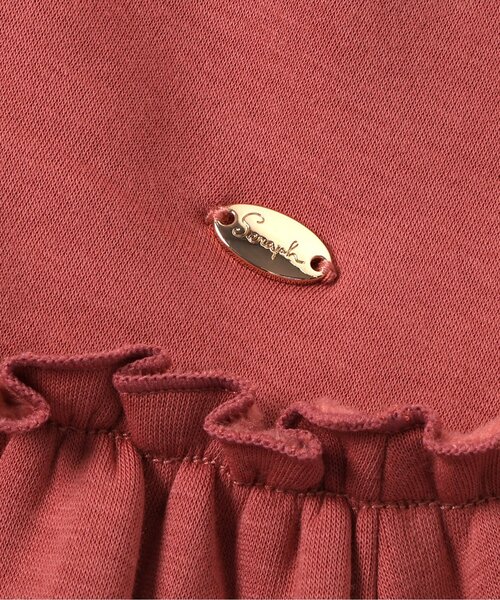 Seraph（セラフ）の「【ジュニア対応】裏シャギーフリルトレーナー（スウェット・キッズ・グリーン/レッド/ベージュ・130/140/90/100/110/120/80）」の7枚目の写真