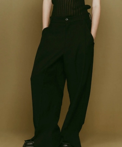 Knuth Marf front slit pants(unisex)/3color（その他パンツ）｜Knuth