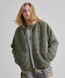 Revo. | Revo. ヴィンテージ加工 ボアフリース ジップジャケット(ブルゾン)