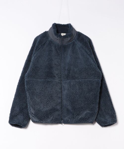 Revo.（レボ）の「Revo. ヴィンテージ加工 ボアフリース ジップジャケット（ブルゾン・メンズ・ブラック/カーキ/ネイビー・1/2）」の14枚目の写真
