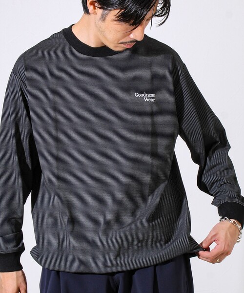 GLOSTER(グロスター)の「【機能素材】PERFECTEX 天竺 GOODNESS ロンT(Tシャツ/カットソー・メンズ・ホワイト系その他4/ベージュ系その他3/ブラック系その他3・S/M/L)」の3枚目の写真
