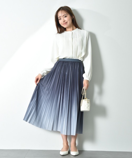 INTERPLANET（インタープラネット）の「【UV・接触冷感】ポーラピンタックブラウス（シャツ/ブラウス・レディース・ベージュ/オフホワイト/ブラック・FREE）」の15枚目の写真