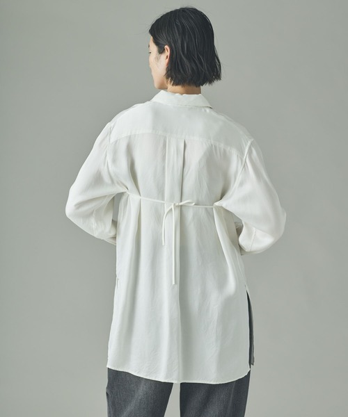 Curensology(カレンソロジー)/キュプラサテンシャツ（シャツ/ブラウス