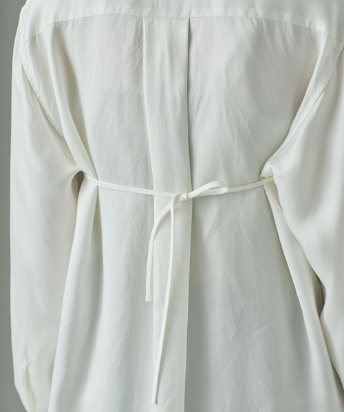 Curensology(カレンソロジー)/キュプラサテンシャツ（シャツ/ブラウス