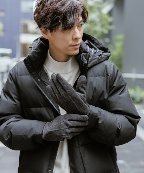 GLOBAL WORK（グローバルワーク）の「スマホタッチコンビグローブ/598013（手袋・メンズ・ブラウン/ブラック/グレー系2/グレー系3/グレー・MEDIUM/LARGE）」の6枚目の写真