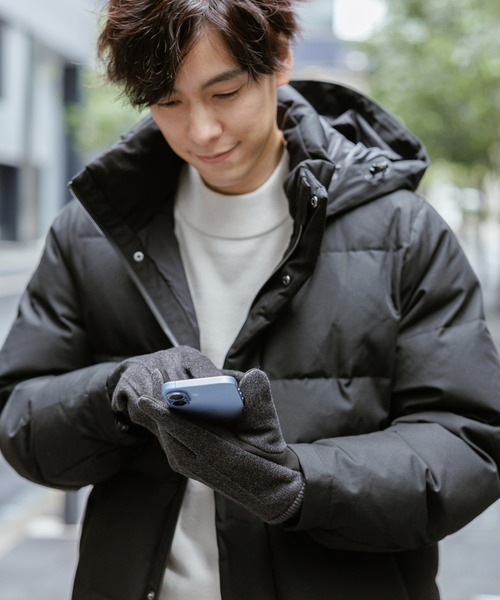 GLOBAL WORK（グローバルワーク）の「スマホタッチコンビグローブ/598013（手袋・メンズ・ブラウン/ブラック/グレー系2/グレー系3/グレー・MEDIUM/LARGE）」の7枚目の写真