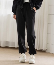 DAY CLOSET（デイ クローゼット）の「【腹巻一体型/裏起毛/引きずりにくいリブ裾】ハイウエストスウェットイージールームパンツ レディース（ルームウェア/パジャマ）」