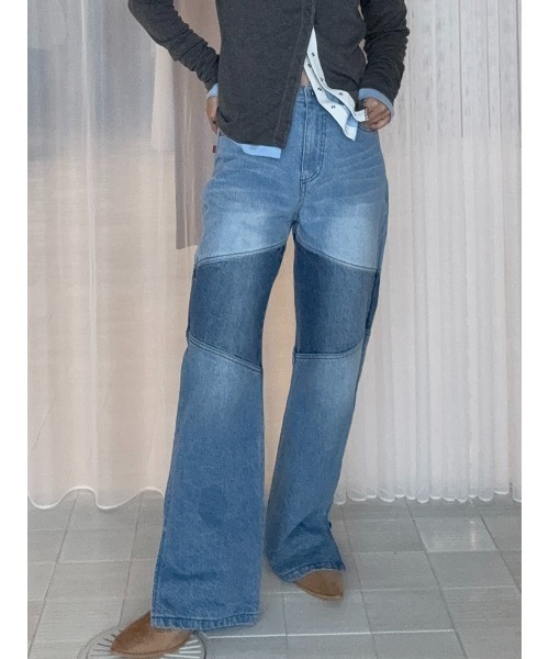 セール】SEAM BOOT CUT E37 DENIM（デニムパンツ）｜ELCHELE