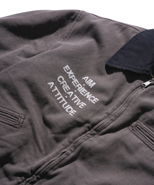 AECA(エイカ)の「AECA VINTAGE PIGMENT WORK JACKET-BROWN(デニムジャケット・レディース・その他・LARGE/MEDIUM/SMALL)」の8枚目の写真