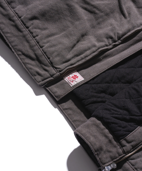 AECA(エイカ)の「AECA VINTAGE PIGMENT WORK JACKET-BROWN(デニムジャケット・レディース・その他・LARGE/MEDIUM/SMALL)」の5枚目の写真