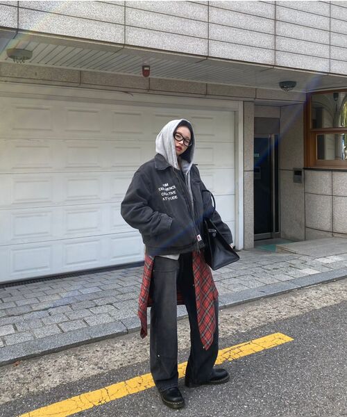 AECA(エイカ)の「AECA VINTAGE PIGMENT WORK JACKET-BROWN(デニムジャケット・レディース・その他・LARGE/MEDIUM/SMALL)」の2枚目の写真