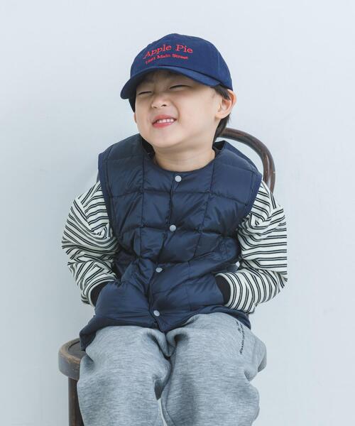 TAION（タイオン）の「TAION　CREWNECK BUTTON DOWN VEST(KIDS)（その他アウター・キッズ・カモフラージュ/ネイビー/ライトブルー/ライトベージュ・120/150/140/130）」の15枚目の写真