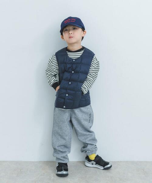 TAION（タイオン）の「TAION　CREWNECK BUTTON DOWN VEST(KIDS)（その他アウター・キッズ・カモフラージュ/ネイビー/ライトブルー/ライトベージュ・120/150/140/130）」の18枚目の写真