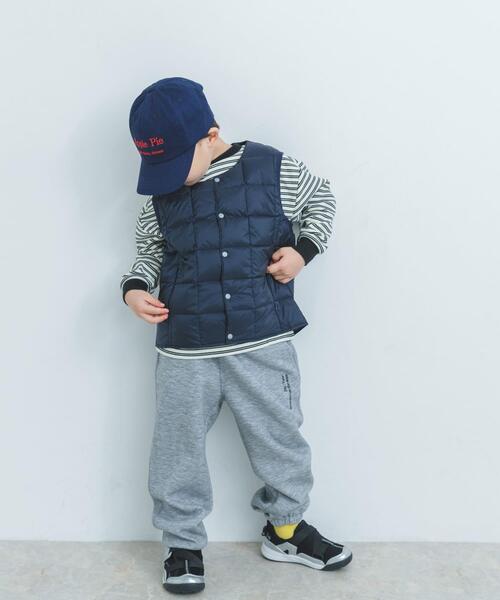 TAION（タイオン）の「TAION　CREWNECK BUTTON DOWN VEST(KIDS)（その他アウター・キッズ・カモフラージュ/ネイビー/ライトブルー/ライトベージュ・120/150/140/130）」の19枚目の写真