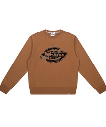 Dickies | フレンチ テリー フロックプリントロゴ クルーネック(スウェット)