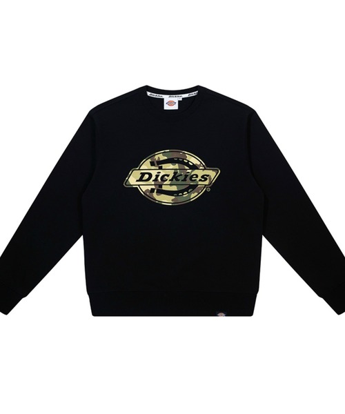 Dickies(ディッキーズ)の「フレンチ テリー フロックプリントロゴ クルーネック(スウェット・メンズ・ブラウン/オフホワイト/ブラック・MEDIUM/LARGE/X-LARGE)」の3枚目の写真