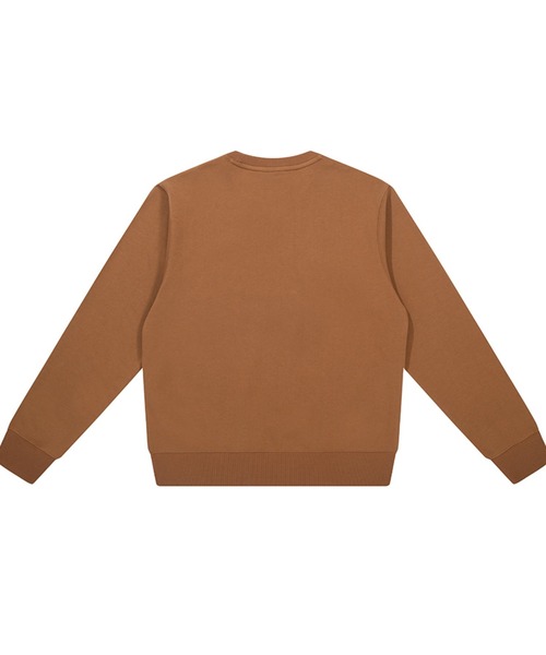 Dickies(ディッキーズ)の「フレンチ テリー フロックプリントロゴ クルーネック(スウェット・メンズ・ブラウン/オフホワイト/ブラック・MEDIUM/LARGE/X-LARGE)」の9枚目の写真