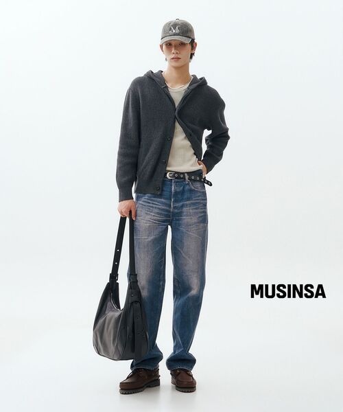 MUSINSA STANDARD（ムシンサスタンダード）の「ピグメントタンクトップ [ダスティクリーム]（Tシャツ/カットソー・メンズ・その他・SMALL/MEDIUM/LARGE/X-LARGE/XX-LARGE/XXX-LARGE）」の5枚目の写真