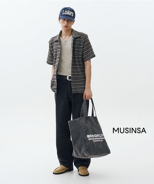 MUSINSA STANDARD（ムシンサスタンダード）の「ピグメントタンクトップ [ダスティクリーム]（Tシャツ/カットソー・メンズ・その他・SMALL/MEDIUM/LARGE/X-LARGE/XX-LARGE/XXX-LARGE）」の8枚目の写真