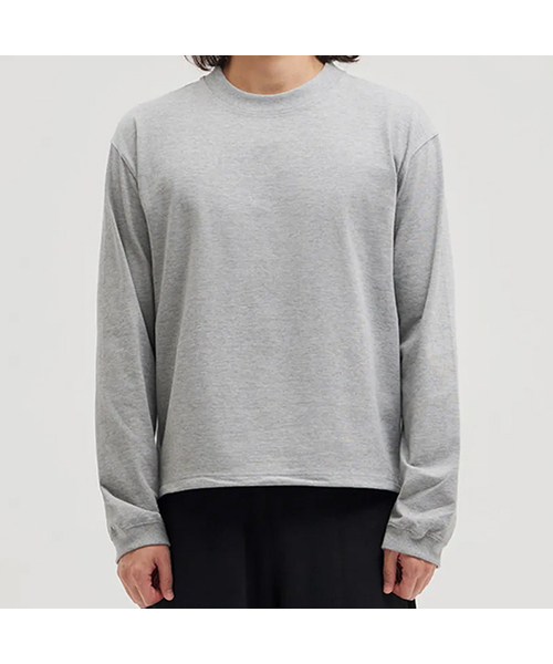 XERO(ゼロ)の「コアクロップストリングロングスリーブ(Tシャツ/カットソー・レディース・ブラック/オフホワイト/グレー/チャコール・MEDIUM/LARGE/X-LARGE)」の3枚目の写真