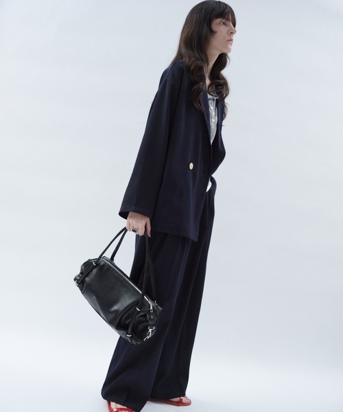 Shelly island（シェリーアイランド）の「【SETUP対応】ニュアンステーラードジャケット（テーラードジャケット・レディース・グレー/ネイビー/ベージュ・FREE）」の17枚目の写真