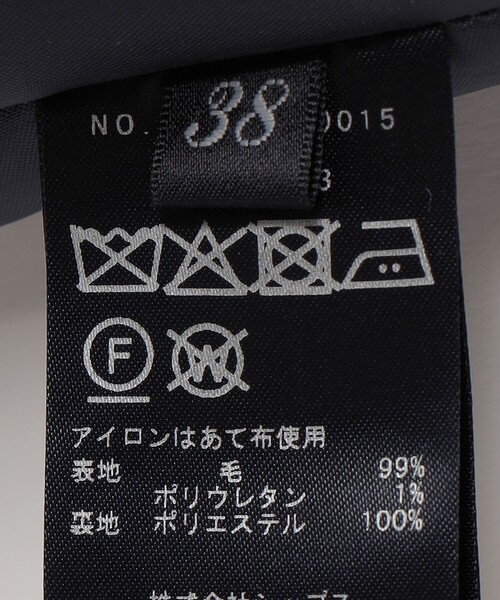 ‪‪❤︎‬出品 セール】SHIPS Primary Navy Label:フラノ パネル チェック フレア