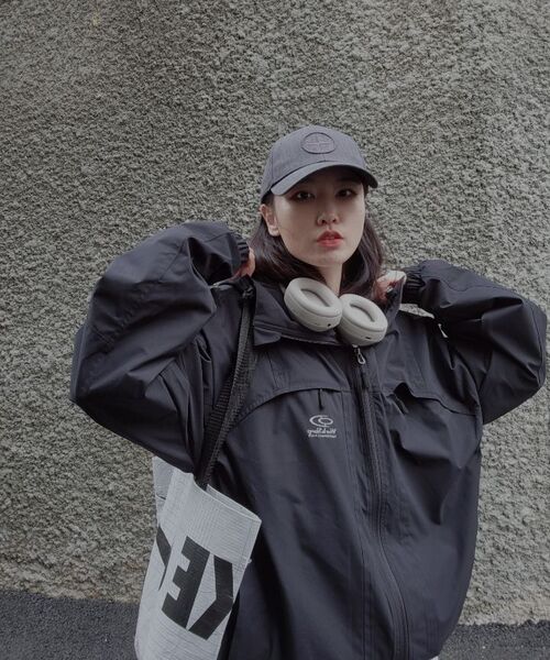 TRAVEL(トラベル)の「ウィングオープンウインドブレーカー ブラック(ナイロンジャケット・レディース・その他・LARGE/MEDIUM/SMALL)」の5枚目の写真