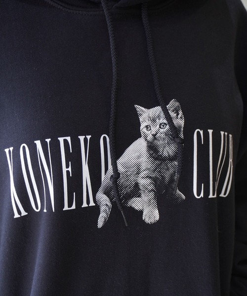 AKISHIKA design(アキシカデザイン)の「KNK CLUB HOODIE(パーカー・メンズ・Black・L/XL)」の5枚目の写真