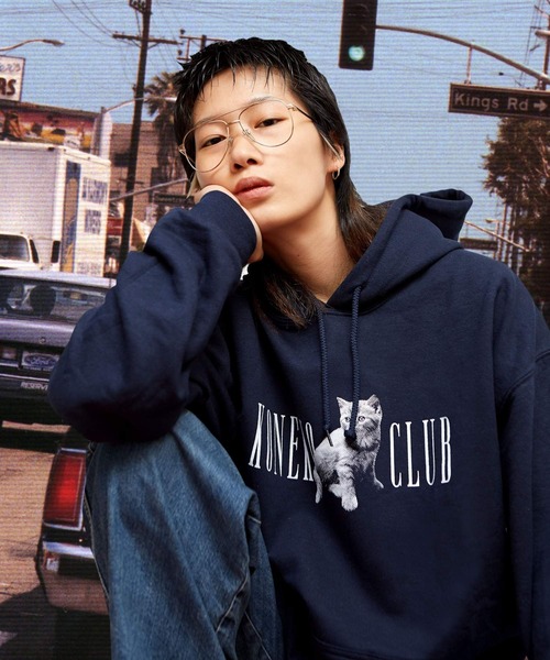 AKISHIKA design(アキシカデザイン)の「KNK CLUB HOODIE(パーカー・メンズ・Black・L/XL)」の9枚目の写真