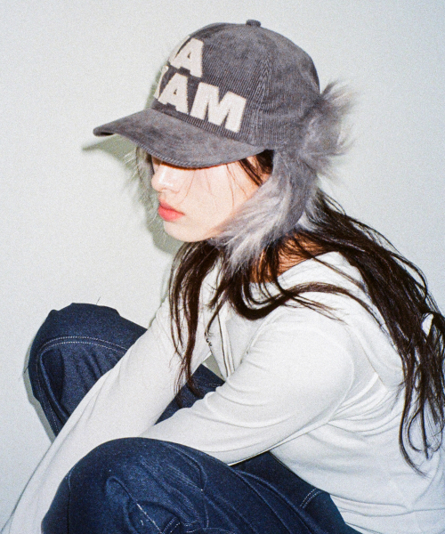 セール】Corduroy Trapper Cap (Gray)（ハット）｜AAKAM（アーカム）の