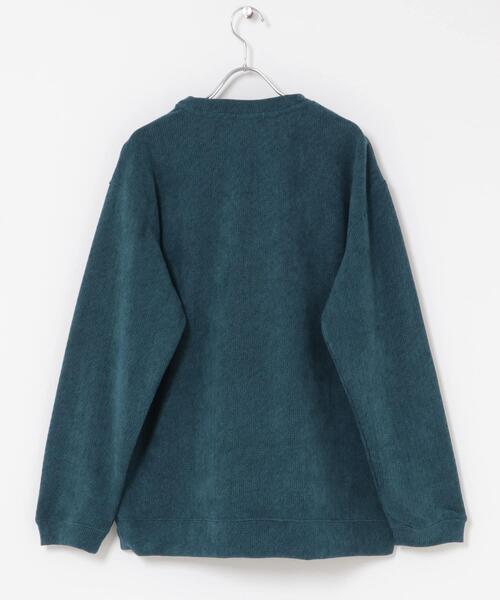 ITEMS URBANRESEARCH（アイテムズ アーバンリサーチ）の「ポケット切替ツイードクルーネックtops（Tシャツ/カットソー・メンズ・オフホワイト/ブラック/ブルー系その他・MEDIUM/LARGE）」の19枚目の写真