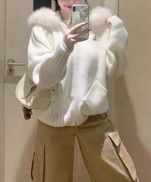 エコファー ニット Juniors' SO® Shine Fair Isle Cropped Sweater
