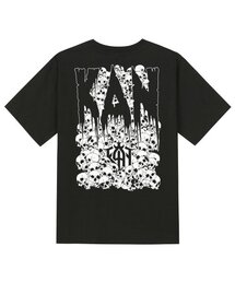 KTB0093 ダークスカル 半袖Tシャツ - ブラック