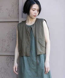 Munich（ミューニック）の「【ウォッシャブル】オーガニックコットンツイル×octaジレ（その他アウター）」