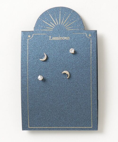 Zoule（ゾーラ）の「Zoule ゾーラ：Luminous　ルミナスシリーズ　grain moon　月　ピアス（ピアス（両耳用）・レディース・シルバー/ゴールド・FREE）」の10枚目の写真