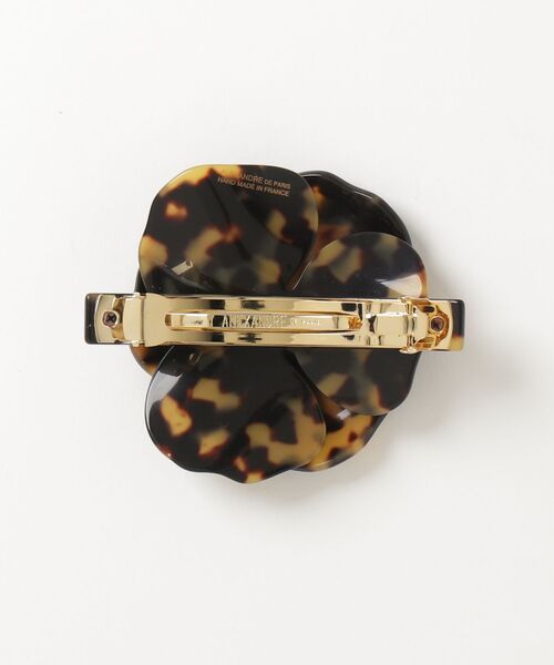 ALEXANDRE DE PARIS(アレクサンドルドゥパリ)の「ALEXANDRE DE PARIS TIMELESS LES CAMELIAS CAMELIA A. BARRETTE AUTO 8CM アレクサンドル ドゥ パリ バレッタ(バレッタ/ヘアクリップ・レディース・ブラウン/ネイビー系1/ベージュ系1・FREE)」の11枚目の写真