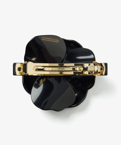 ALEXANDRE DE PARIS(アレクサンドルドゥパリ)の「ALEXANDRE DE PARIS TIMELESS LES CAMELIAS CAMELIA A. BARRETTE AUTO 8CM アレクサンドル ドゥ パリ バレッタ(バレッタ/ヘアクリップ・レディース・ブラウン/ネイビー系1/ベージュ系1・FREE)」の13枚目の写真